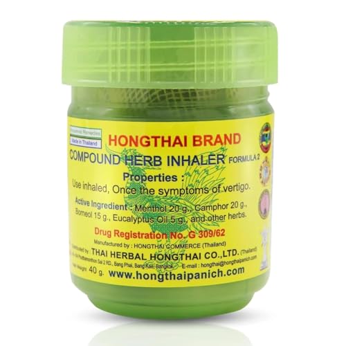 Hong Thai Herbal Inhaler – Stress & Vertigo Relief for Relaxation
